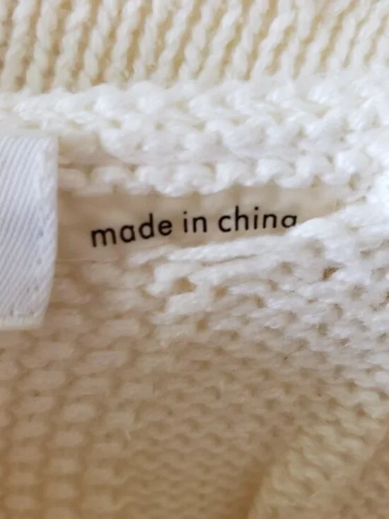 Calvin Klein Sweater Womens M White Fisherman Knit Pullover - Picture 6 of 6